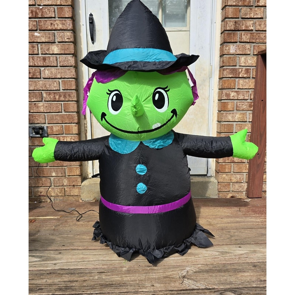 Home‎ Accents Inflatable LED Witch